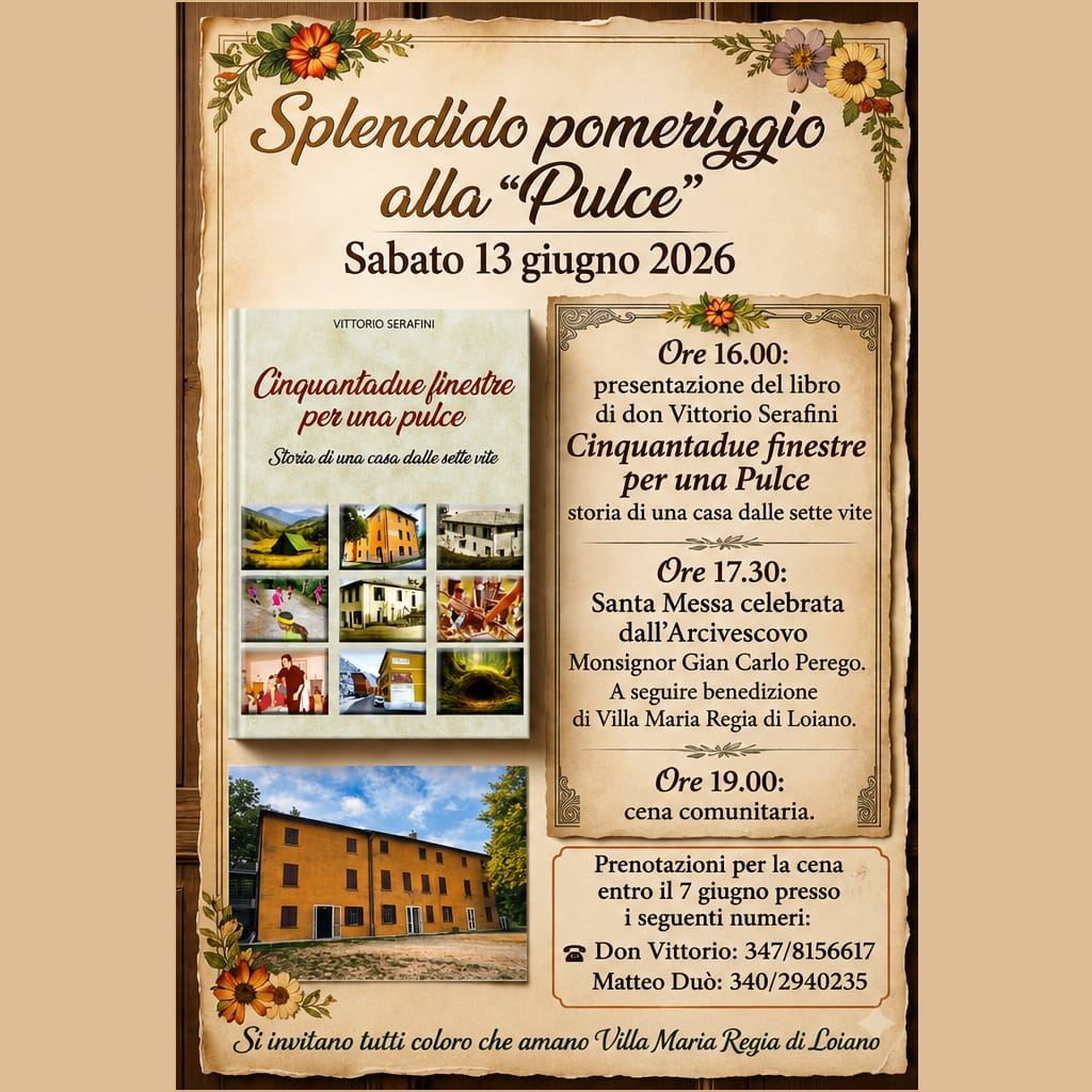 Invito presentazione libro di don Vittorio
