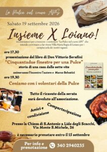 Locandina presentazione libro 52 finestre per una Pulce